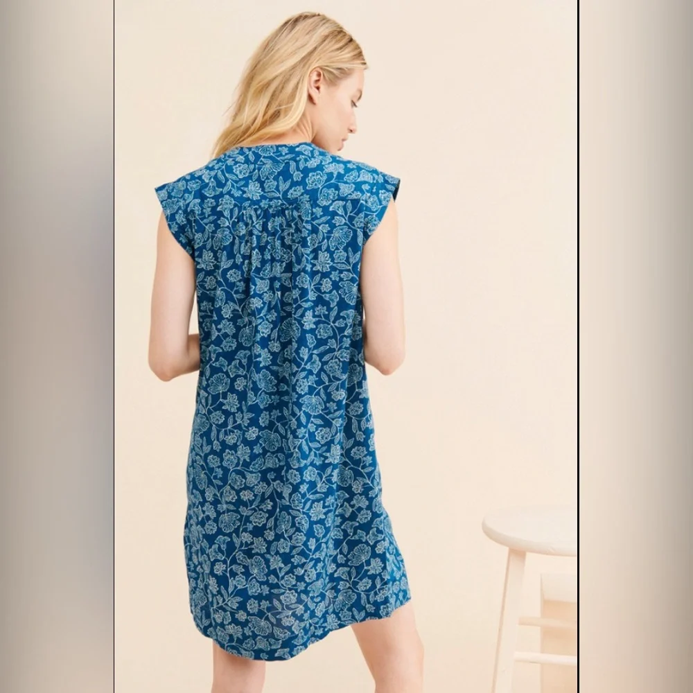Faherty x B. Yellowtail Cameo Cove Dress Sz L - Picture 2 of 8